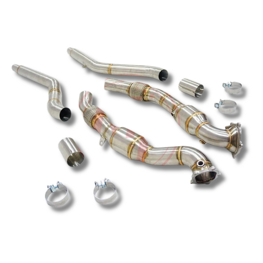 AUDI S6 / S7 / RS6 / RS7 / A8 / S8 C7 4.0L (2012 - 2017) DECAT DOWNPIPE SET