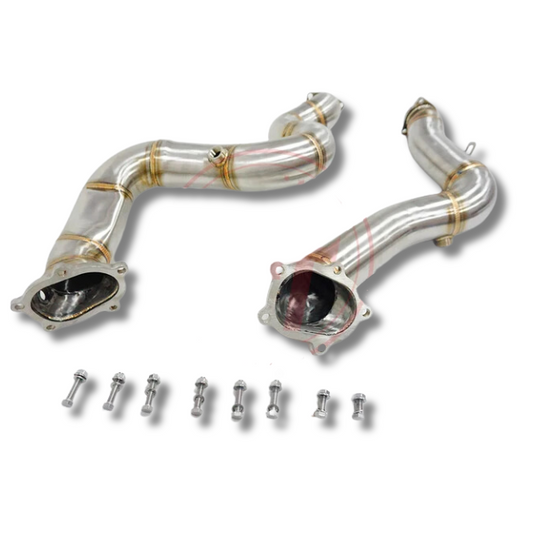 AUDI S6 / S7 / S8 / RS6 / RS7 / A8 / S8 V8 C7 (2013+) DECAT DOWNPIPE SET